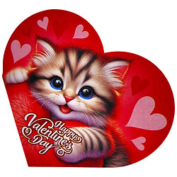 Открытка поздравительная "Валентинка", 13,1х7,1 см, 10 штук, FIESTA