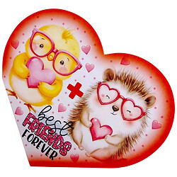 Открытка поздравительная "Валентинка", 15,1х8,2 см, FIESTA