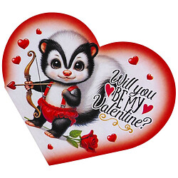 Открытка поздравительная "Валентинка", 15,1х8,2 см, FIESTA