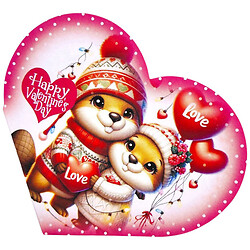 Открытка поздравительная "Валентинка", 15,1х8,2 см, FIESTA