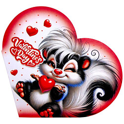 Открытка поздравительная "Валентинка", 15,1х8,2 см., FIESTA