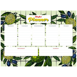 Планер на магнитной основе с алмазной мозаикой "Лимоны", 32х40 см, Ідейка