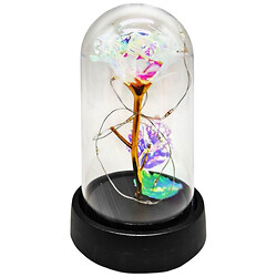 Роза в колбе, с подсветкой, Mic