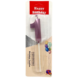 Свеча для торта "Цифра 1", Mic