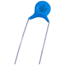 Конденсатор керамический выводной KV3K0222Z-L016BD9