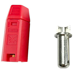 Разъем QS10H QS, папа, красный, под пайку