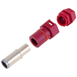 Роз'єм QS12H, QS, мама, червоний, під обтиск