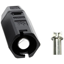 Роз'єм QS12H, QS, тато, червоний, під пайку