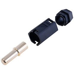 Разъем QS12H QS, папа, черный, под обжим