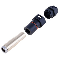 Разъем QS8H QS, мама, черный, под обжим