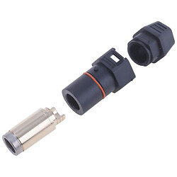 Разъем QS8H QS, мама, черный, под пайку