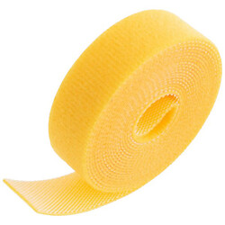 Стяжка желтая текстильная для проводов 14,5мм, 2 метра. SN-MST-YE10M
