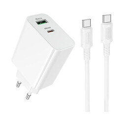 СЗУ Borofone BA108A, С кабелем, Type-C, Белый