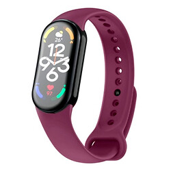 Ремінець Xiaomi Mi Band 8 / Mi Band 9, Silicone, Wine Red, Червоний