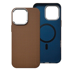 Чехол (накладка) Apple iPhone 15, Piblue Carbon Glacier, MagSafe, Коричневый