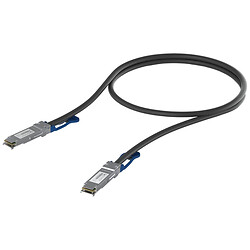 Кабель DAC Ubiquiti 100G/40G Direct Attach Cable, 0.5 м., Черный