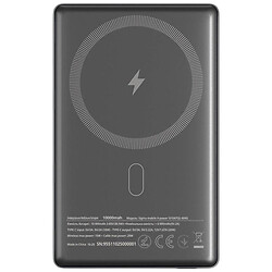 Портативна батарея (Power Bank) Sigma mobile X-power SI10A7QL-MAG, 10000 mAh, Сірий