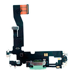 Шлейф Apple iPhone 12 / iPhone 12 Pro, С микрофоном, С разъемом на зарядку, Зеленый