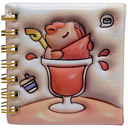 Блокнот 3D на пружине "Капибара", 10Х9,5 см, ВИД 1, Malevaro