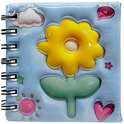 Блокнот 3D на пружине "Цветы", 10Х9,5 см, Malevaro
