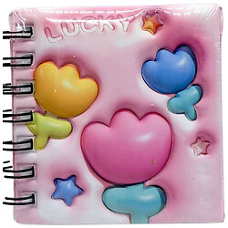 Блокнот 3D на пружине "Цветы", 10Х9,5 см, Malevaro