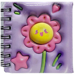 Блокнот 3D на пружине "Цветы", 10Х9,5 см, Malevaro