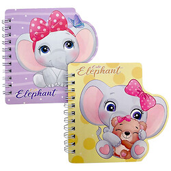 Блокнот на пружине "Слоник", 12x12 см, 60 л, микс видов, Malevaro