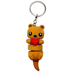 Брелок 3d печать "Выдра с сердечком", Mic