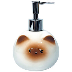 Дозатор для рідкого мила порцеляновий "Котик"