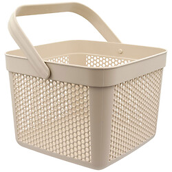 Корзина для хранения пластиковая с ручкой EMHOUSE, 20x21x15,5 см