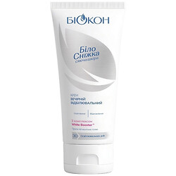 Крем для обличчя відбілювальний вечірній Біокон "Білосніжка. Сяюча шкіра", 60 мл