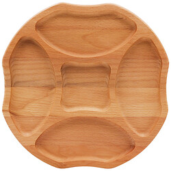 Менажница для закусок деревянная "Фантазия", d=26см