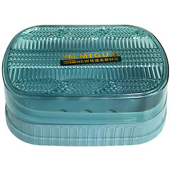 Мыльница пластиковая с прозрачной крышкой в   ассортименте, 13х9,6х5 см