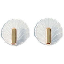 Набір гачків настінних пластикових 365 "Мушля", 2 шт