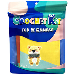 Набір для в'язання гачком Коргі: пряжа, інструменти