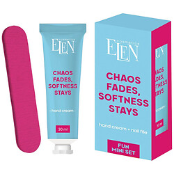 Набор по уходу за руками ELEN cosmetics Fun mini: крем, пилочка