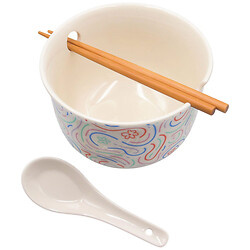 Набор посуды: бульонница 500 мл, порционная ложка + палочки