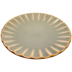 Тарелка обеденная фарфоровая "Гранитная ракушка", d=27 см