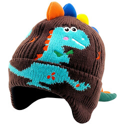 Шапка детская зимняя "Динозаврик", микс