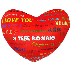 М'яка іграшка-подушка "Серце Кохання", 40 х 30 см, Копиця