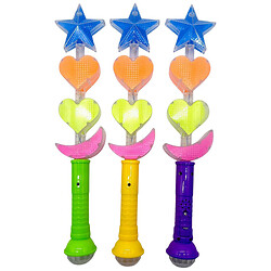 Палочка "Звезда два сердца луна", с 3D проекцией, микс, Mic