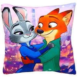 Подушка з принтом "Зоотрополіс", 30х30 см, Копиця