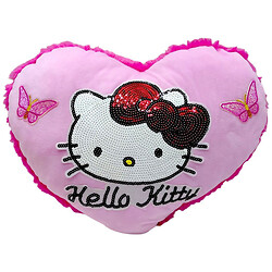 Подушка з принтом "Серце. Кітті", 38х28 см, Копиця