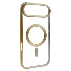 Чохол (накладка) Apple iPhone 17 Air, MetalFull Camera, MagSafe, Gold Matte, Золотий