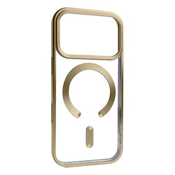 Чехол (накладка) Apple iPhone 17 Pro, Metallic Full Camera, MagSafe, Gold Matte, Золотой