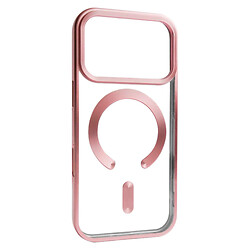 Чохол (накладка) Apple iPhone 17 Pro, Metallic Full Camera, MagSafe, Pink Matte, Рожевий