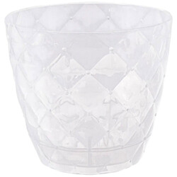 Вазон для квітів пластиковий Elif прозорий, 0,75 л