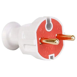 Вилка электрическая штепсельная без заземления прямая LXL 126WHP 16А