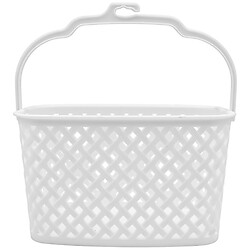 Кошик для прищіпок пластиковий з ручкою