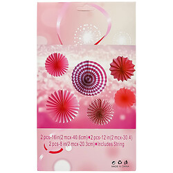 Набор бумажного декора "Цветы", цветные, 14 шт.